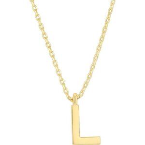 Gold Plated Initial (L) Necklace